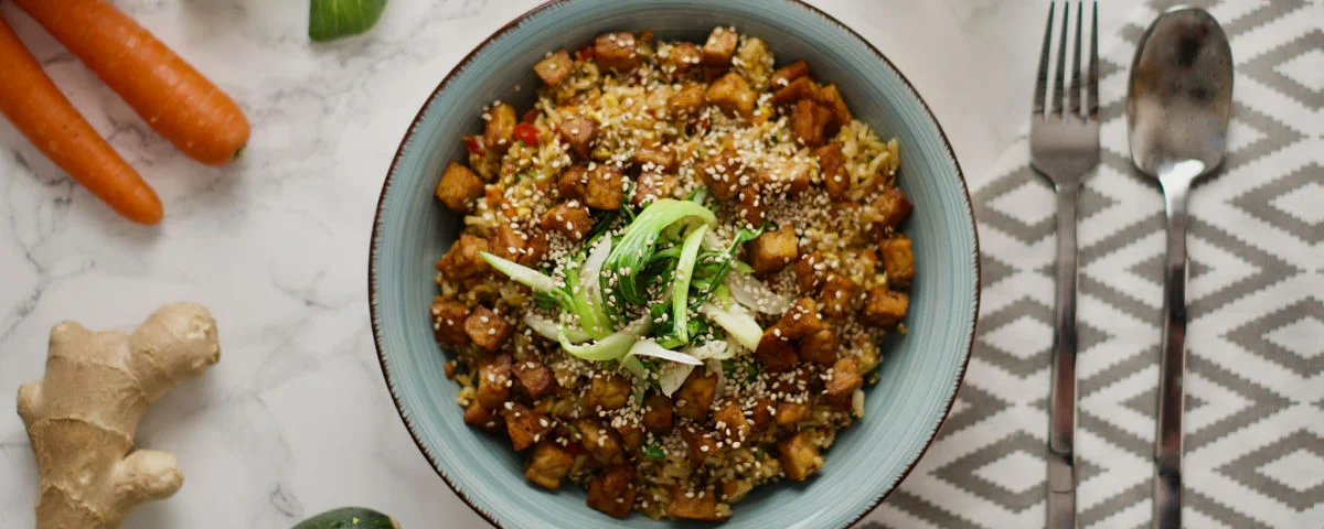 Recipe kit Vegan fried rice with tempeh